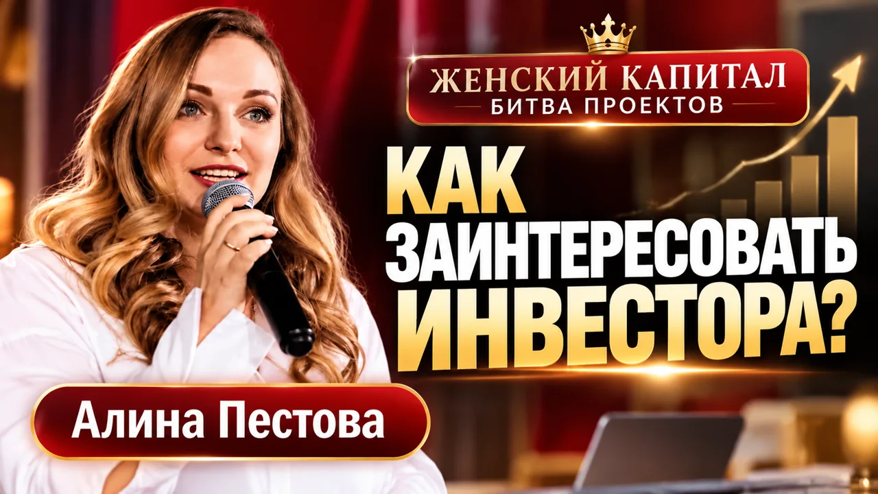 Алина Пестова — занятие о презентации проекта инвестору
